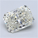 2.50 quilates, Radiante Diamante , Color G, claridad VVS2 y certificado por EGL INT 