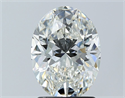 Diamante Natural 2.01 quilates, Ovalado , Color I, claridad SI1 y certificado GIA