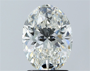 Foto Diamante Natural 2.01 quilates, Ovalado , Color I, claridad SI1 y certificado GIA de
