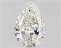 Natural Diamond 0.74 Carats, Pear with  Cut, I Color, IF Clarity and Certified by GIA