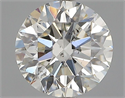 Natural Diamond 0.90 Carats, Round with Excellent Cut, I Color, SI2 Clarity and Certified by GIA