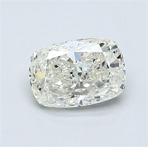 Foto Diamante Natural 0.80 quilates, Del cojín , Color J, claridad SI1 y certificado GIA de