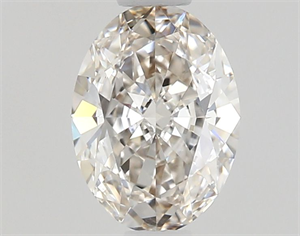 Picture of Natural Diamond 0.52 Carats, Oval with  Cut, H Color, VVS1 Clarity and Certified by GIA
