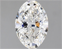 Natural Diamond 1.01 Carats, Oval with  Cut, F Color, VS1 Clarity and Certified by GIA