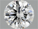 Lab Grown Diamond 0.98 Carats, Round with Ideal Cut, D Color, VVS2 Clarity and Certified by IGI