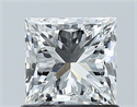 Diamante Natural 1.01 quilates, Princesa , Color F, claridad VVS2 y certificado GIA
