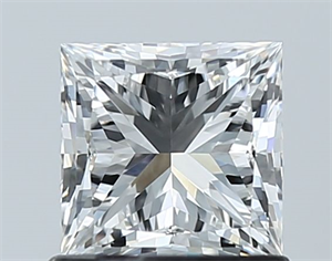 Foto Diamante Natural 1.01 quilates, Princesa , Color F, claridad VVS2 y certificado GIA de