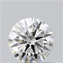Diamante Natural 0.55 quilates, Redondo , Color H, claridad IF y certificado GIA