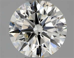 Picture of Natural Diamond 0.40 Carats, Round with Excellent Cut, J Color, SI1 Clarity and Certified by GIA