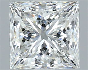Picture of Natural Diamond 1.80 Carats, Princess with  Cut, G Color, VS1 Clarity and Certified by GIA