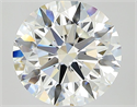 Natural Diamond 1.08 Carats, Round with Excellent Cut, H Color, VS1 Clarity and Certified by GIA