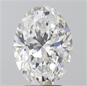 Diamante Natural 3.02 quilates, Ovalado , Color E, claridad SI1 y certificado GIA
