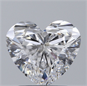 Natural Diamond 1.50 Carats, Heart with  Cut, D Color, VS2 Clarity and Certified by GIA