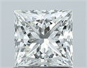 Natural Diamond 1.01 Carats, Princess with  Cut, I Color, VS2 Clarity and Certified by GIA