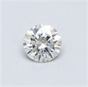 Diamante Natural 0.40 quilates, Redondo , Color H, claridad SI2 y certificado GIA
