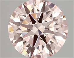 Picture of Lab Grown Diamond 4.08 Carats, Round with Ideal Cut, Fancy Intense Pink Color, VVS2 Clarity and Certified by IGI