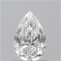 Natural Diamond 0.70 Carats, Pear with  Cut, G Color, VS1 Clarity and Certified by GIA