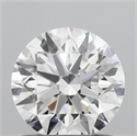 Lab Grown Diamond 1.06 Carats, Round with Ideal Cut, E Color, VS2 Clarity and Certified by IGI