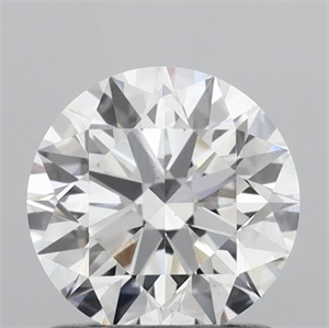 Picture of Lab Grown Diamond 1.06 Carats, Round with Ideal Cut, E Color, VS2 Clarity and Certified by IGI