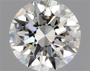 Foto Diamante Natural 0.80 quilates, Redondo , Color H, claridad SI2 y certificado GIA de