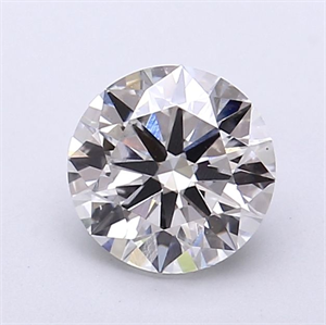 Picture of Lab Grown Diamond 1.26 Carats, Round with Ideal Cut, F Color, VS1 Clarity and Certified by IGI