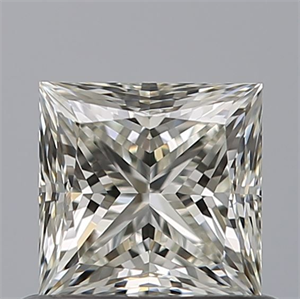 Picture of Natural Diamond 0.72 Carats, Princess with  Cut, H Color, VVS1 Clarity and Certified by IGI