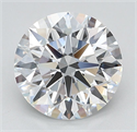 Lab Grown Diamond 3.11 Carats, Round with Ideal Cut, D Color, VVS1 Clarity and Certified by IGI