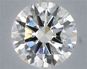 Picture of Lab Grown Diamond 6.06 Carats, Round with Excellent Cut, E Color, VVS2 Clarity and Certified by IGI