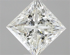Foto Diamante Natural 0.56 quilates, Princesa , Color H, claridad VS1 y certificado IGI de