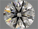 Natural Diamond 1.13 Carats, Round with Excellent Cut, H Color, SI1 Clarity and Certified by IGI