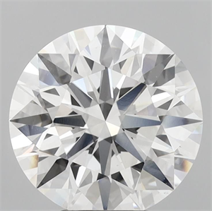 Picture of Lab Grown Diamond 5.03 Carats, Round with Ideal Cut, D Color, VVS2 Clarity and Certified by IGI