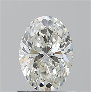 Picture of Natural Diamond 1.01 Carats, Oval with  Cut, J Color, VS1 Clarity and Certified by GIA