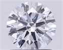 Lab Grown Diamond 0.85 Carats, Round with Excellent Cut, H Color, VVS2 Clarity and Certified by IGI