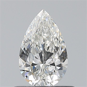 Picture of Natural Diamond 0.50 Carats, Pear with  Cut, G Color, VS1 Clarity and Certified by GIA