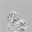 Natural Diamond 2.03 Carats, Heart with  Cut, F Color, VS1 Clarity and Certified by GIA