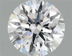Picture of Lab Grown Diamond 0.97 Carats, Round with Excellent Cut, D Color, VS1 Clarity and Certified by IGI