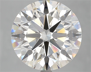 Picture of Lab Grown Diamond 6.72 Carats, Round with Ideal Cut, G Color, VS1 Clarity and Certified by IGI