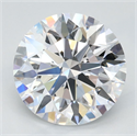 Del inventario de diamantes de laboratorio, 2.15 quilates, Redondo , Color D, claridad IF y certificado IGI