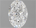 Natural Diamond 1.00 Carats, Oval with  Cut, E Color, VVS2 Clarity and Certified by GIA