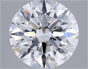 Lab Grown Diamond 2.35 Carats, Round with Excellent Cut, E Color, VS1 Clarity and Certified by GIA