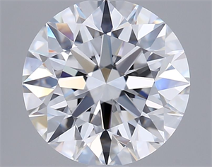 Picture of Lab Grown Diamond 2.35 Carats, Round with Excellent Cut, E Color, VS1 Clarity and Certified by GIA