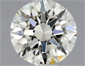 Diamante Natural 0.70 quilates, Redondo , Color K, claridad VS1 y certificado GIA