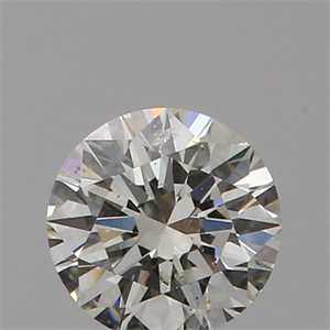 0.30 Carats, ROUND Diamond with Excellent Cut, K Color, I1 Clarity and Certified by GIA