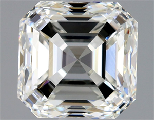 Foto Diamante Natural 1.81 quilates, Asscher , Color J, claridad VVS1 y certificado GIA de