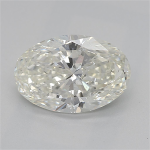 Foto Diamante Natural 1.40 quilates, Ovalado , Color J, claridad SI2 y certificado GIA de