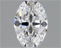Natural Diamond 0.70 Carats, Oval with  Cut, D Color, VS1 Clarity and Certified by GIA
