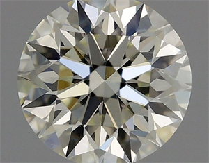 Picture of Natural Diamond 0.75 Carats, Round with Excellent Cut, L Color, VS1 Clarity and Certified by GIA