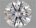 Lab Grown Diamond 2.91 Carats, Round with Excellent Cut, D Color, VVS1 Clarity and Certified by GIA