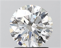 Del inventario de diamantes de laboratorio, 1.55 quilates, Redondo , Color F, claridad VVS2 y certificado IGI