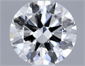 Diamante Natural 0.60 quilates, Redondo , Color I, claridad VS2 y certificado IGI